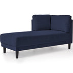 Chauffeuse d'angle en lin moderne de 65 po avec coussins amovibles et fonction de couchage