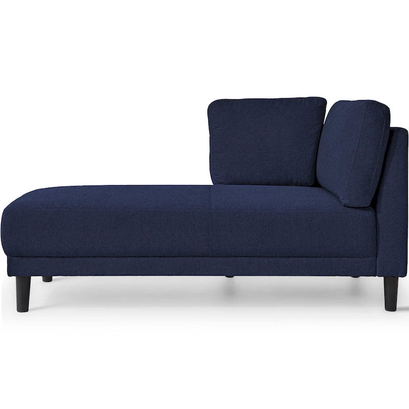 Chauffeuse d'angle en lin moderne de 65 po avec coussins amovibles et fonction de couchage