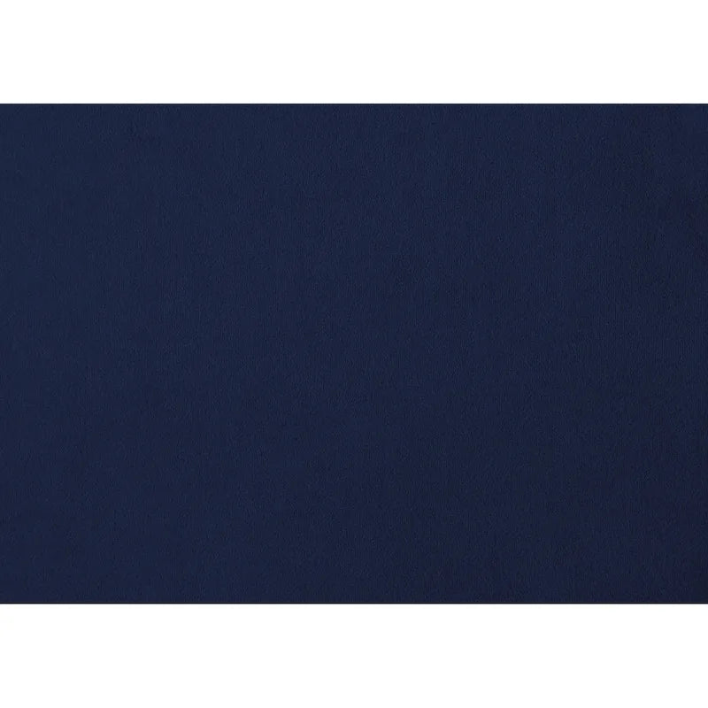 Causeuse capitonnée en velours marron avec cadre en bois massif - 57"L