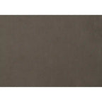 Causeuse capitonnée en velours marron avec cadre en bois massif - 57"L