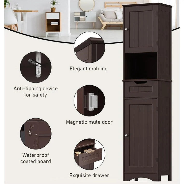 Fauteuil d'appoint inclinable et pivotant à 360° avec coussin amovible - Tan