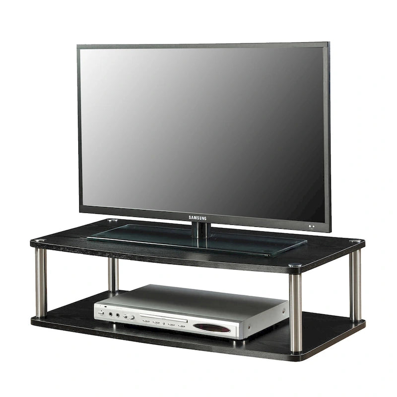 Rehausseur de TV XL à double niveau et pivotant à 360° pour téléviseurs jusqu'à 37"