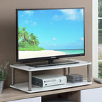 Rehausseur de TV XL à double niveau et pivotant à 360° pour téléviseurs jusqu'à 37"