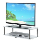 Rehausseur de TV XL à double niveau et pivotant à 360° pour téléviseurs jusqu'à 37"