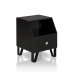 Table d'appoint contemporaine 16" avec tiroir et étagère ouverte - Plusieurs couleurs