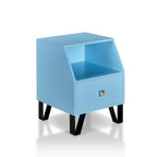 Table d'appoint contemporaine 16" avec tiroir et étagère ouverte - Plusieurs couleurs