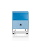 Table d'appoint contemporaine 16" avec tiroir et étagère ouverte - Plusieurs couleurs
