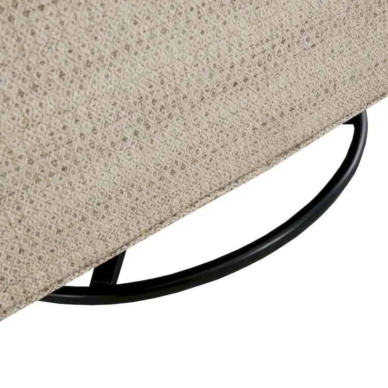 Fauteuil Tan pivotant à 360° avec coussin amovible