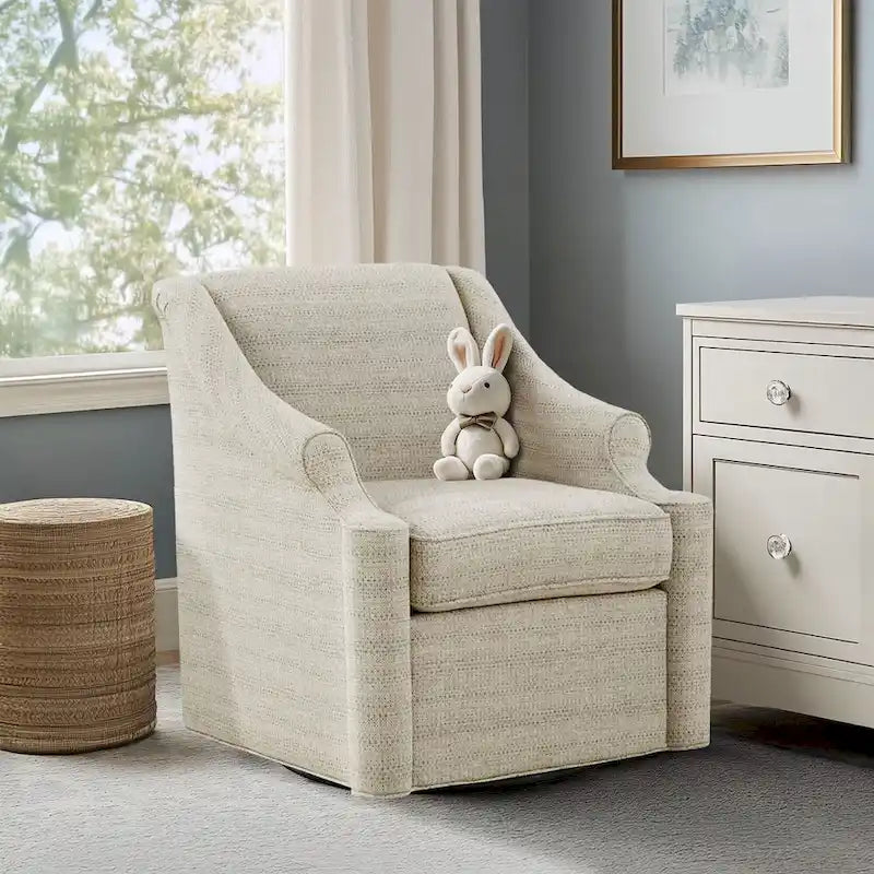 Fauteuil Tan pivotant à 360° avec coussin amovible