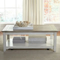 Libberty Funriture Summerville Rectangular Cocktail Table with Castors