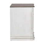 Meuble de classement latéral Junior Executive Media en blanc antique – 34 po de large