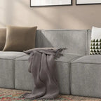 Fauteuil central sans accoudoirs de canapé sectionnel modulaire contemporain - 93,35 cm (P) x 71,76 cm (l) x 71,12 cm (H)