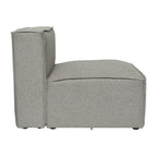Fauteuil central sans accoudoirs de canapé sectionnel modulaire contemporain - 93,35 cm (P) x 71,76 cm (l) x 71,12 cm (H)