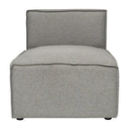Fauteuil central sans accoudoirs de canapé sectionnel modulaire contemporain - 93,35 cm (P) x 71,76 cm (l) x 71,12 cm (H)