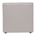 Fauteuil central sans accoudoirs de canapé sectionnel modulaire contemporain - 93,35 cm (P) x 71,76 cm (l) x 71,12 cm (H)