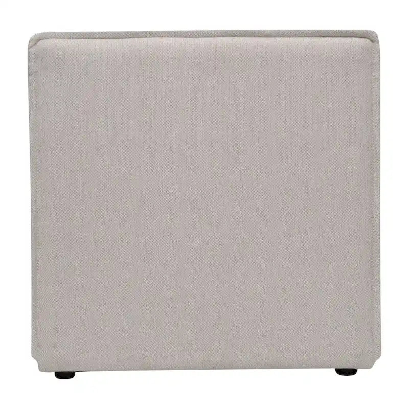 Fauteuil central sans accoudoirs de canapé sectionnel modulaire contemporain - 93,35 cm (P) x 71,76 cm (l) x 71,12 cm (H)