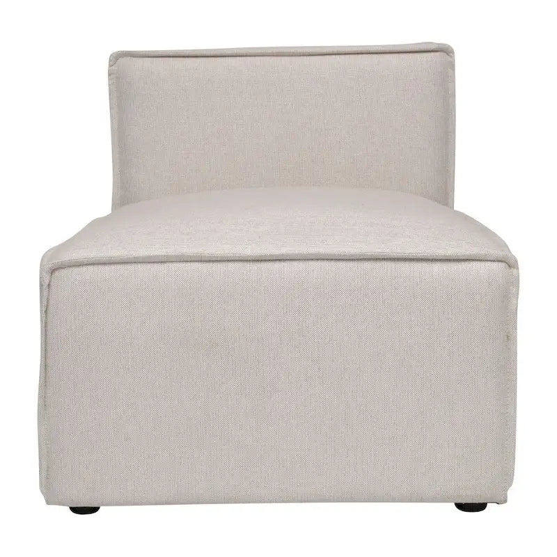 Fauteuil central sans accoudoirs de canapé sectionnel modulaire contemporain - 93,35 cm (P) x 71,76 cm (l) x 71,12 cm (H)
