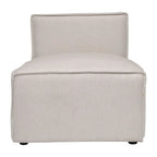 Fauteuil central sans accoudoirs de canapé sectionnel modulaire contemporain - 93,35 cm (P) x 71,76 cm (l) x 71,12 cm (H)