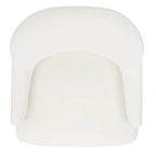 Fauteuil d'appoint en velours Mid-Century avec pieds en noyer - 68,6 cm L x 78,7 cm P x 91,4 cm H