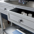 Console 2 tiroirs avec pieds tournés – 36"L x 13"P x 30"H