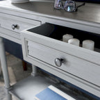 Console 2 tiroirs avec pieds tournés – 36"L x 13"P x 30"H