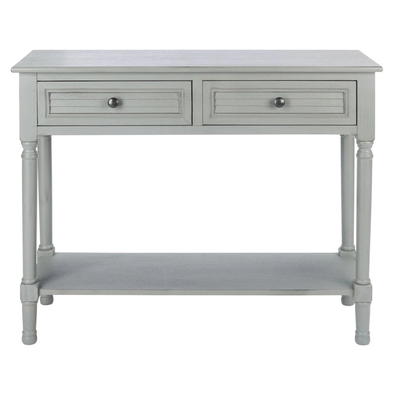 Console 2 tiroirs avec pieds tournés – 36"L x 13"P x 30"H