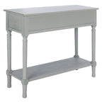 Console 2 tiroirs avec pieds tournés – 36"L x 13"P x 30"H