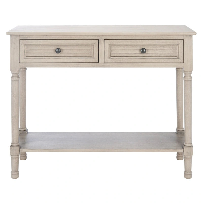 Console 2 tiroirs avec pieds tournés – 36"L x 13"P x 30"H