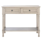 Console 2 tiroirs avec pieds tournés – 36"L x 13"P x 30"H