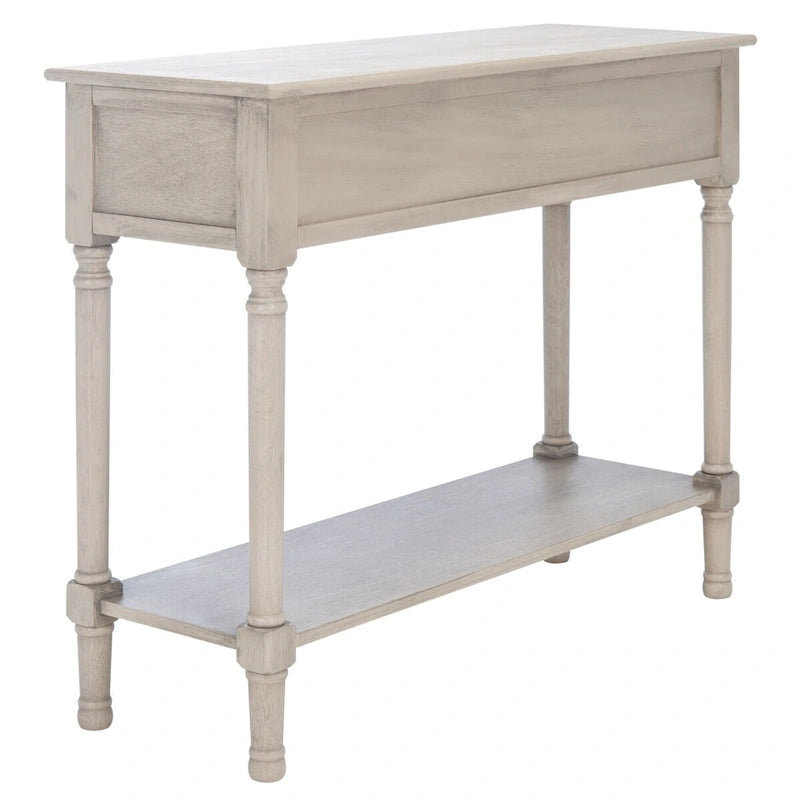 Console 2 tiroirs avec pieds tournés – 36"L x 13"P x 30"H