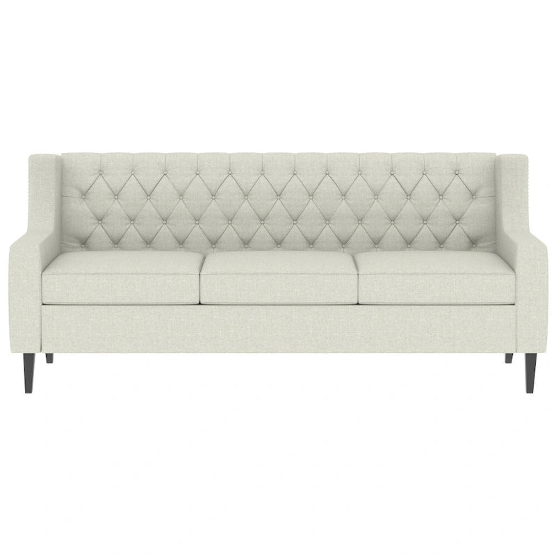 Canapé capitonné de style Mid-Century avec mousse haute densité - Capacité de 300 kg