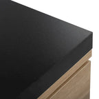 Table basse extensible avec 2 tiroirs de rangement – Design bicolore