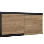 Table basse extensible avec 2 tiroirs de rangement – Design bicolore
