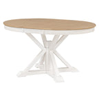 Table à manger extensible rétro avec rallonge papillon - Jusqu'à 6 personnes