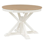 Table à manger extensible rétro avec rallonge papillon - Jusqu'à 6 personnes