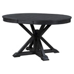 Table à manger extensible rétro avec rallonge papillon - Jusqu'à 6 personnes