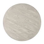 Table à manger ronde de 122 cm avec piètement entrecroisé - Gris