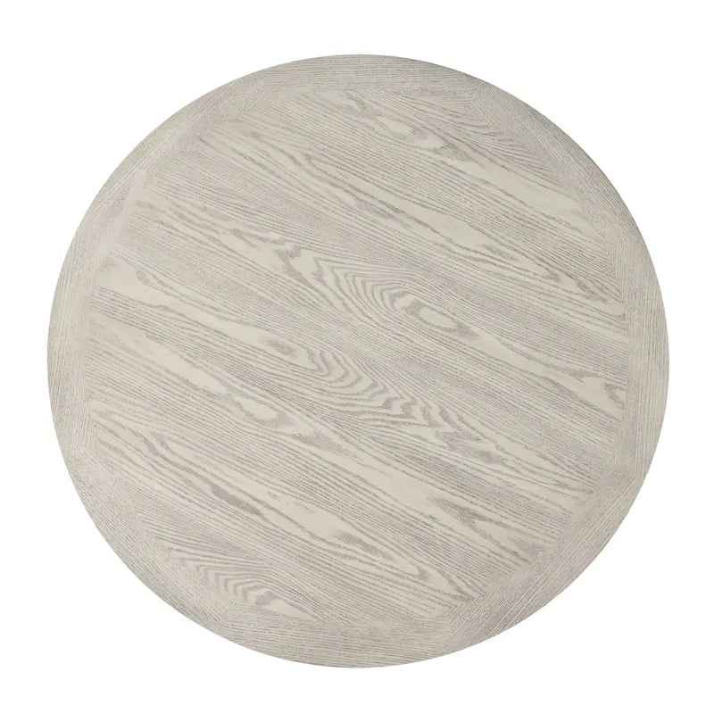 Table à manger ronde de 122 cm avec piètement entrecroisé - Gris