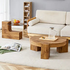 Table basse double pont amovible - Conception modulable et peu encombrante
