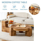 Table basse double pont amovible - Conception modulable et peu encombrante