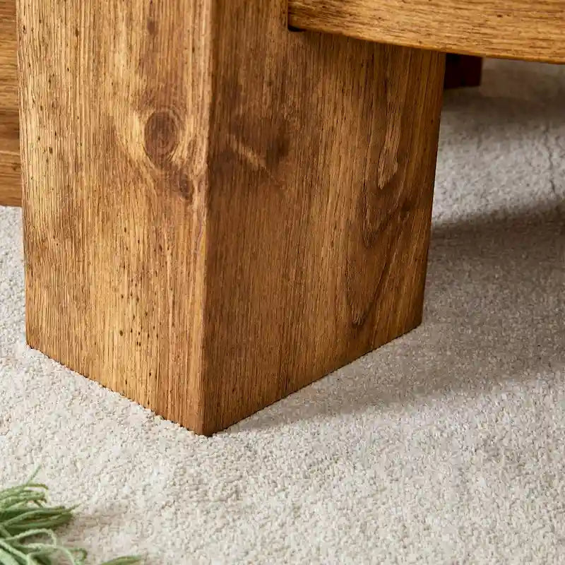 Table basse double pont amovible - Conception modulable et peu encombrante