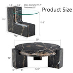 Table basse double pont amovible - Conception modulable et peu encombrante