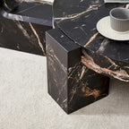 Table basse double pont amovible - Conception modulable et peu encombrante