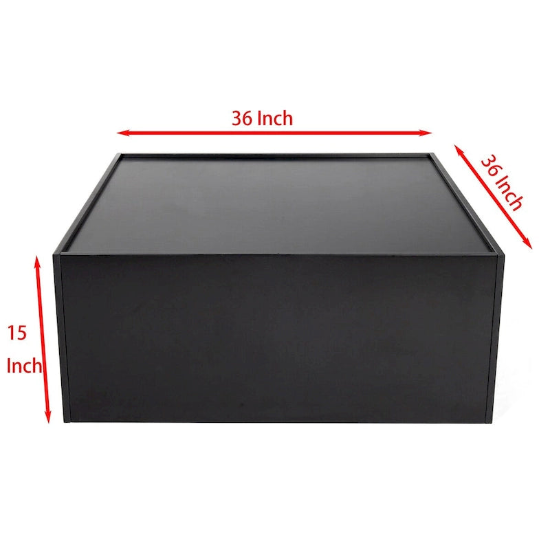 Étagère multifonctionnelle à 4 niveaux et table basse - Blanc minimaliste