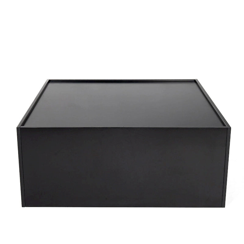 Étagère multifonctionnelle à 4 niveaux et table basse - Blanc minimaliste