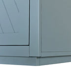 Buffet classique 4 portes avec rangement ouvert et étagères réglables