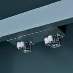 Buffet classique 4 portes avec rangement ouvert et étagères réglables